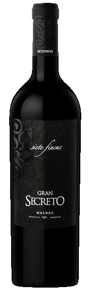 Siete Fincas Gran Secreto Malbec 2019  Front Bottle Shot