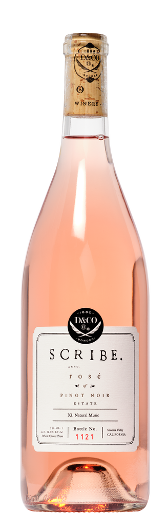 Scribe Rose of Pinot Noir 2023  Front Bottle Shot