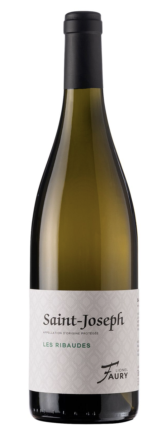 Lionel Faury Saint Joseph Les Ribaudes Blanc 2021  Front Bottle Shot