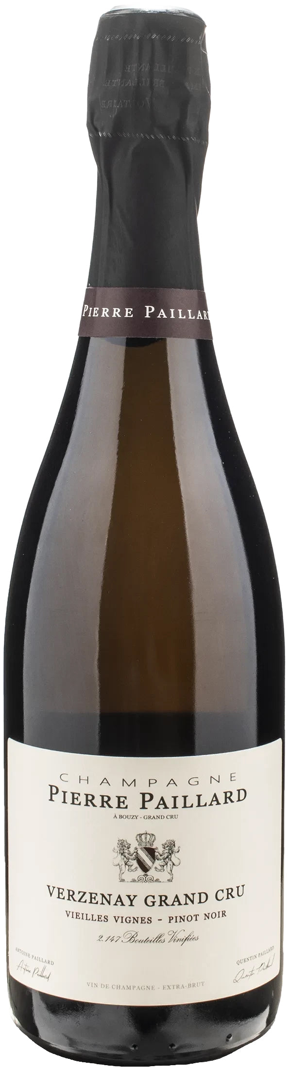 Pierre Paillard Verzenay Grand Cru Brut Nature 2018  Front Bottle Shot