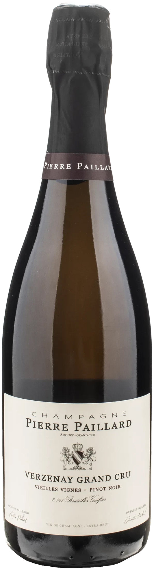 Pierre Paillard Verzenay Grand Cru Brut Nature 2018  Front Bottle Shot