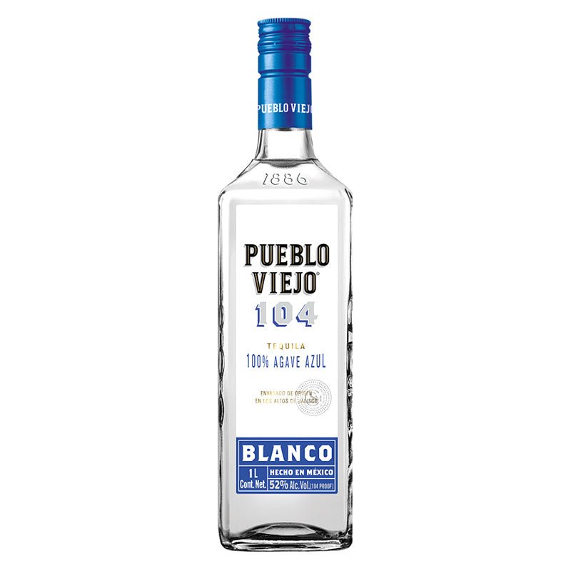 Pueblo Viejo 104 Blanco Tequila 1L