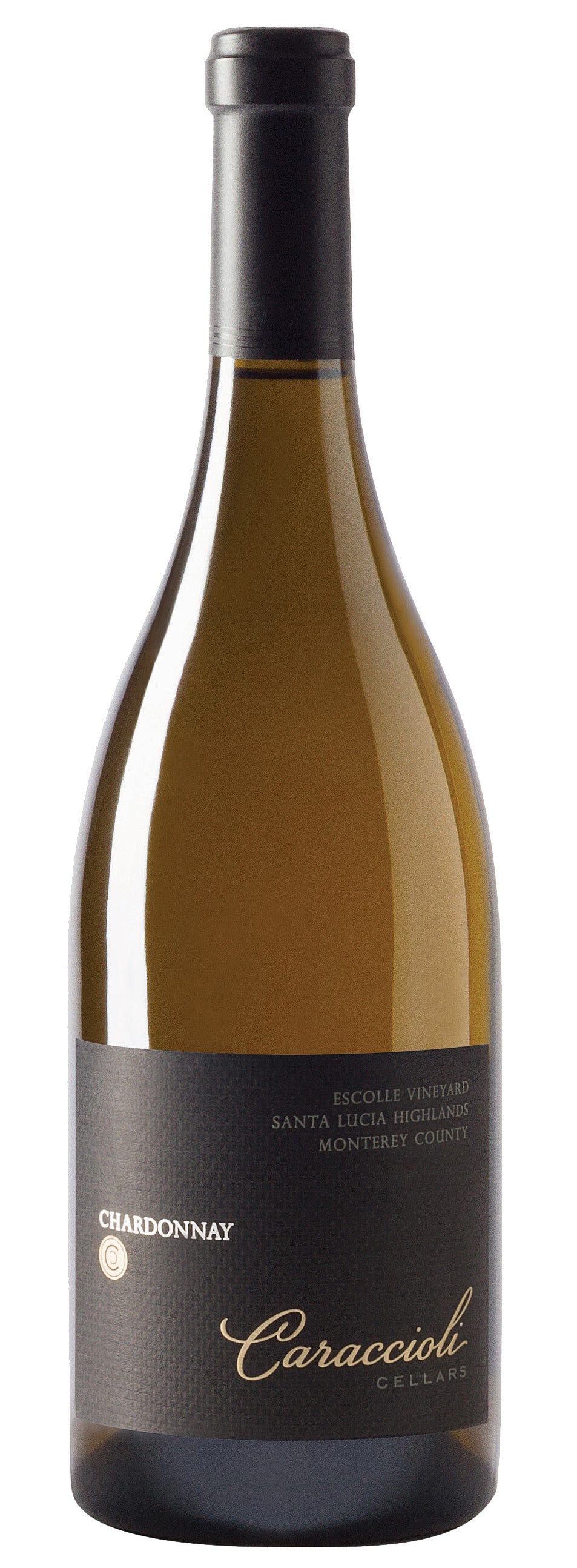 Caraccioli Cellars Santa Lucia Highlands Estate Chardonnay 2018  Front Bottle Shot