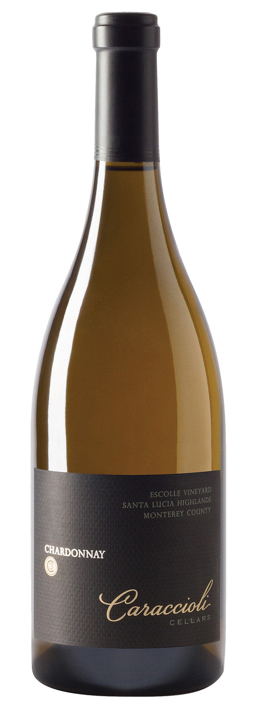Caraccioli Cellars Santa Lucia Highlands Estate Chardonnay 2018  Front Bottle Shot