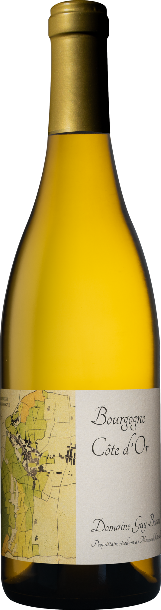 Guy Bocard Bourgogne Cote d'Or Chardonnay 2022  Front Bottle Shot