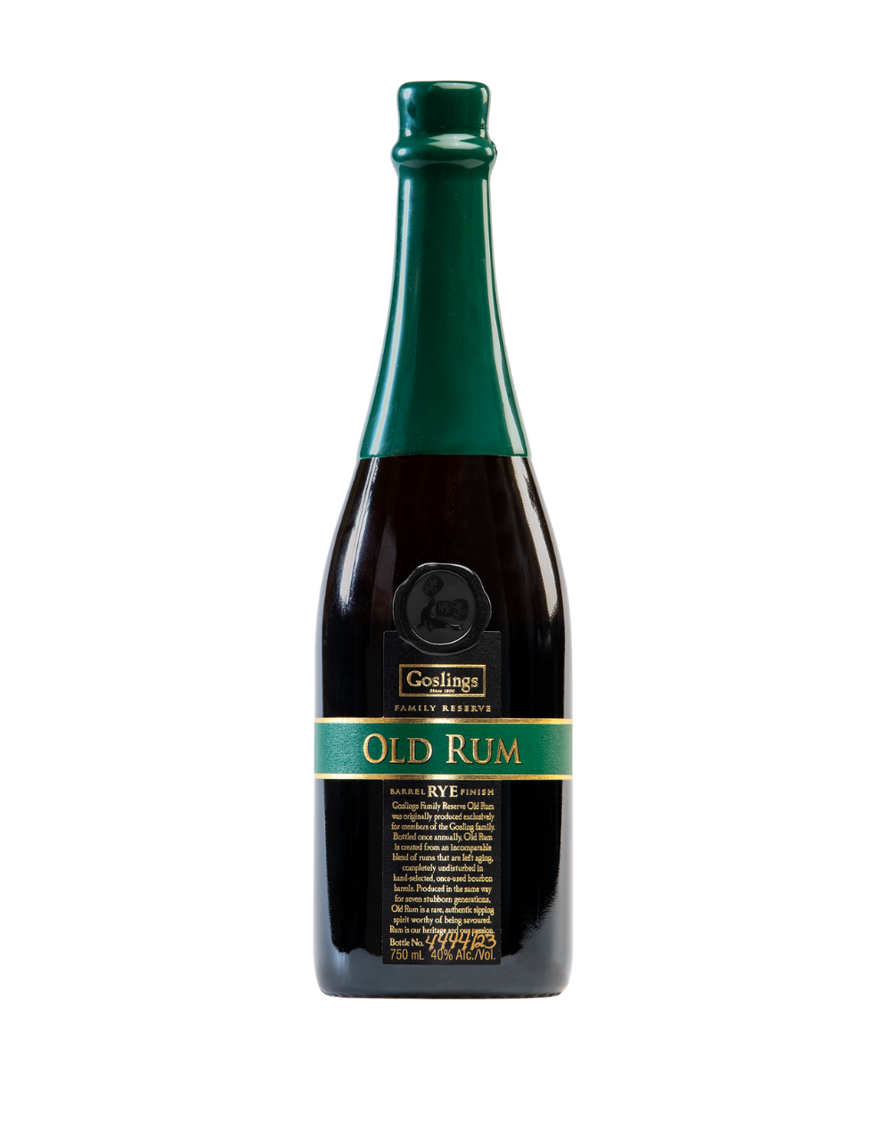 GOSLINGS FAMILY RESERVE OLD RUM RYE BARREL FINISH 750 ML