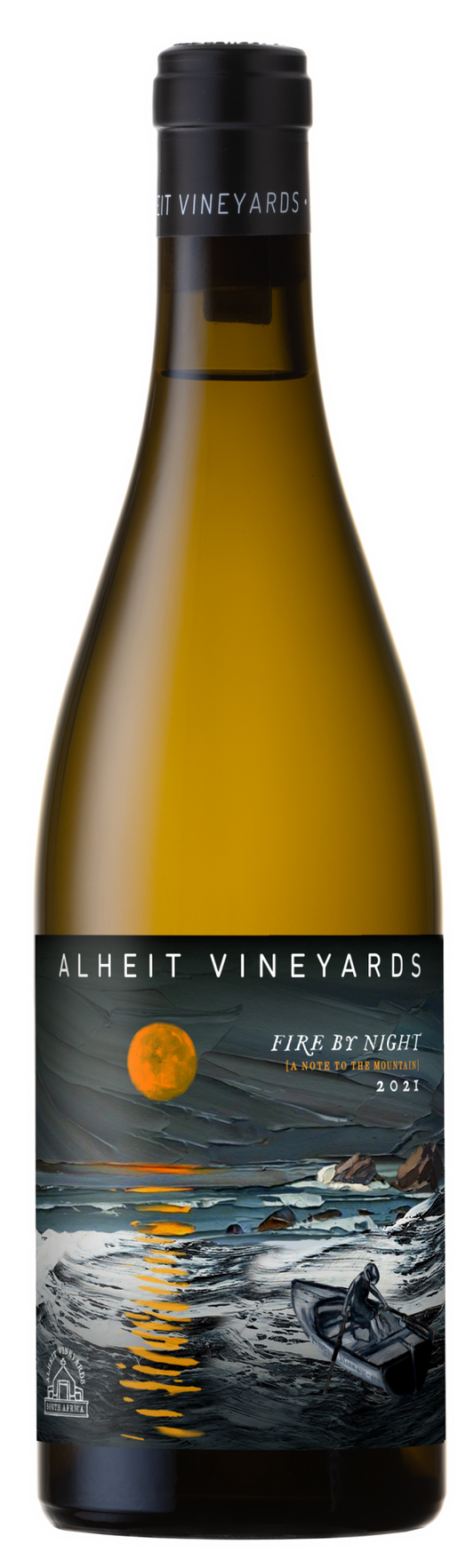 Alheit Fire by Night Chenin Blanc 2021  Front Bottle Shot