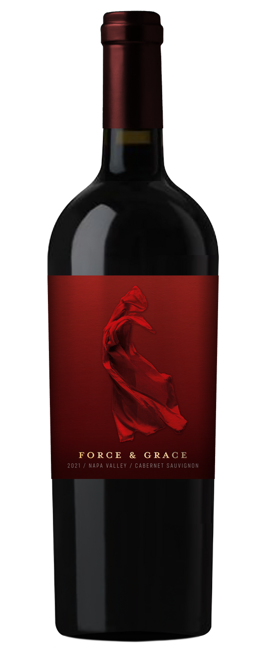 Force & Grace Napa Valley Cabernet Sauvignon 2021  Front Bottle Shot