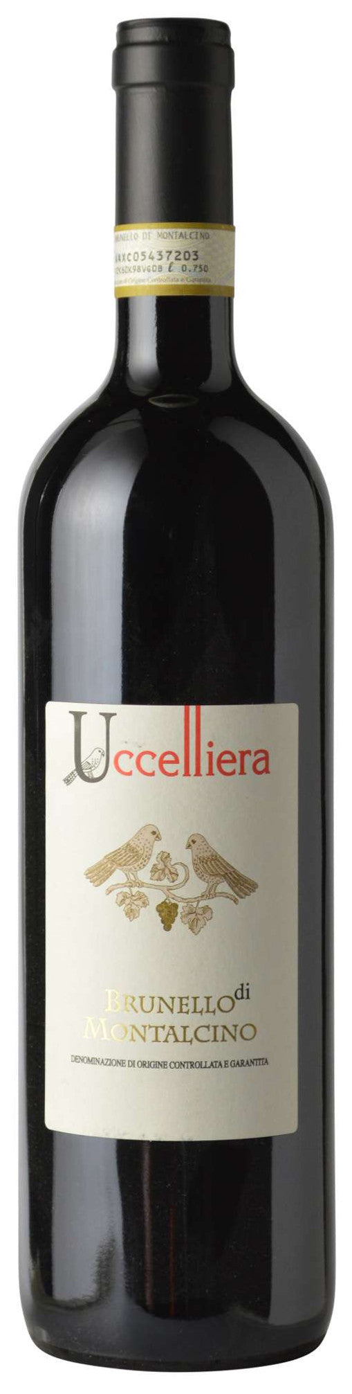 Uccelliera Brunello di Montalcino 2019  Front Bottle Shot