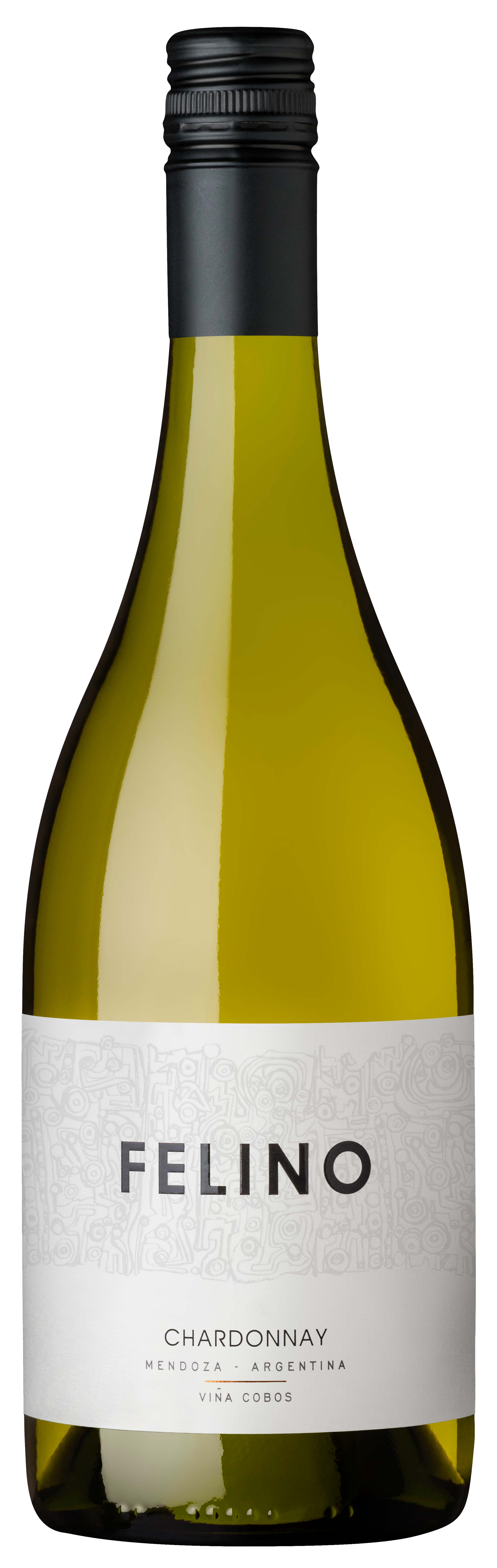Vina Cobos Felino Chardonnay 2023  Front Bottle Shot