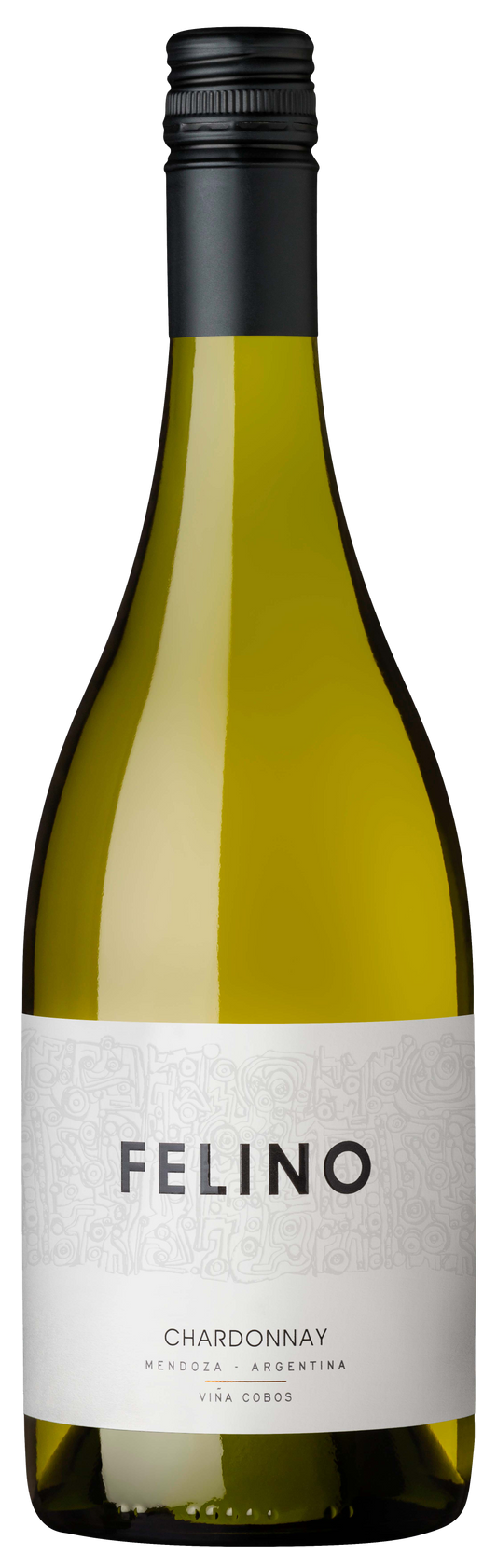Vina Cobos Felino Chardonnay 2023  Front Bottle Shot