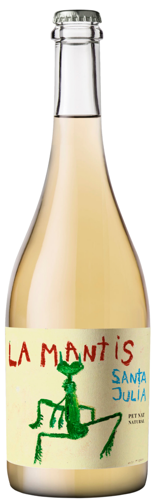 Santa Julia Natural La Mantis Pet Nat 2024  Front Bottle Shot