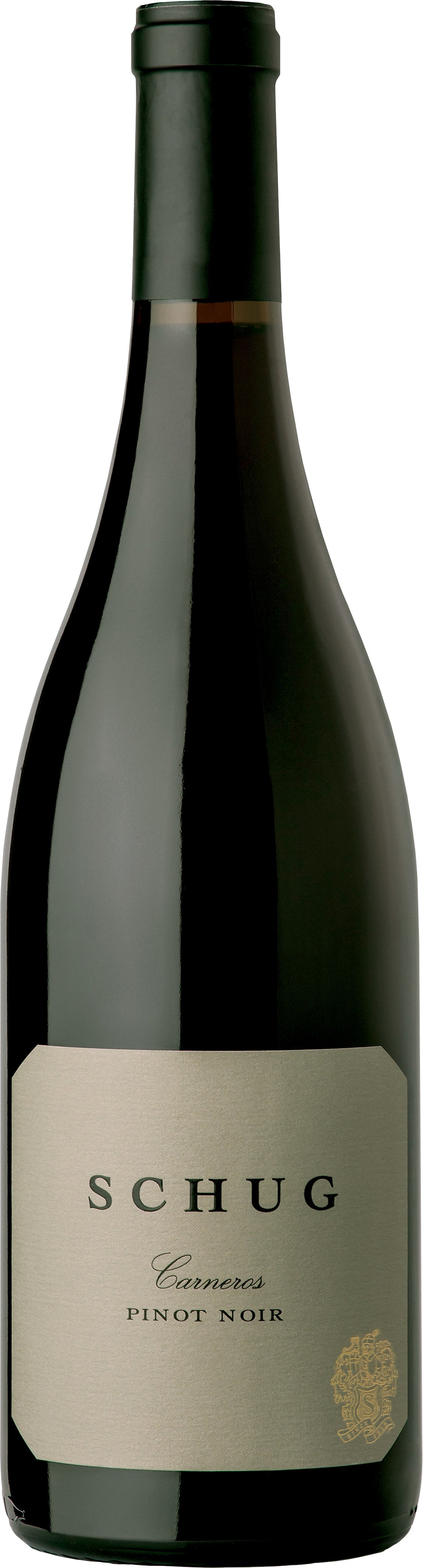 Schug Carneros Pinot Noir 2022  Front Bottle Shot