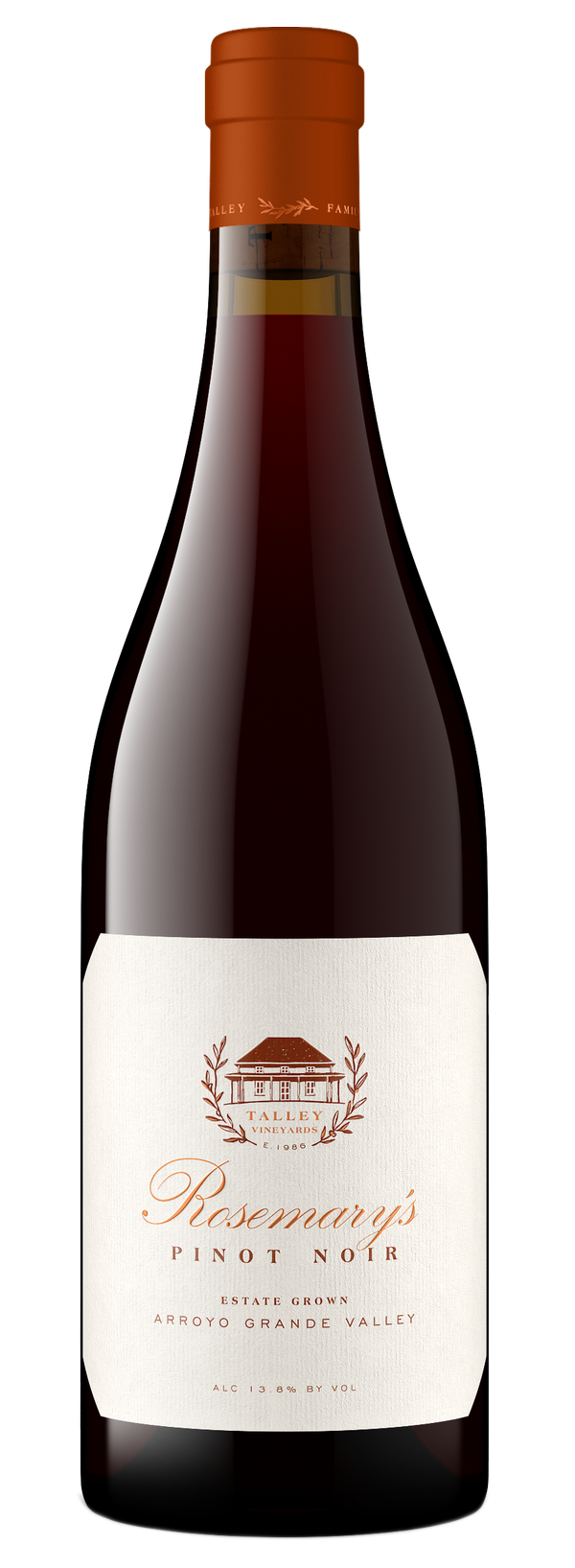 Talley Rosemary's Vineyard Pinot Noir 2022  Front Bottle Shot