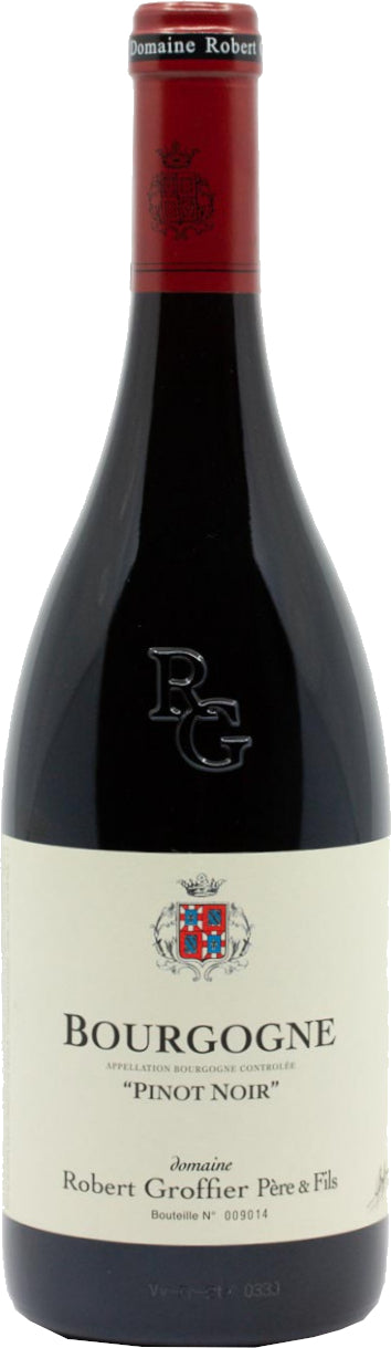 Domaine Robert Groffier Bourgogne Pinot Noir 2021  Front Bottle Shot