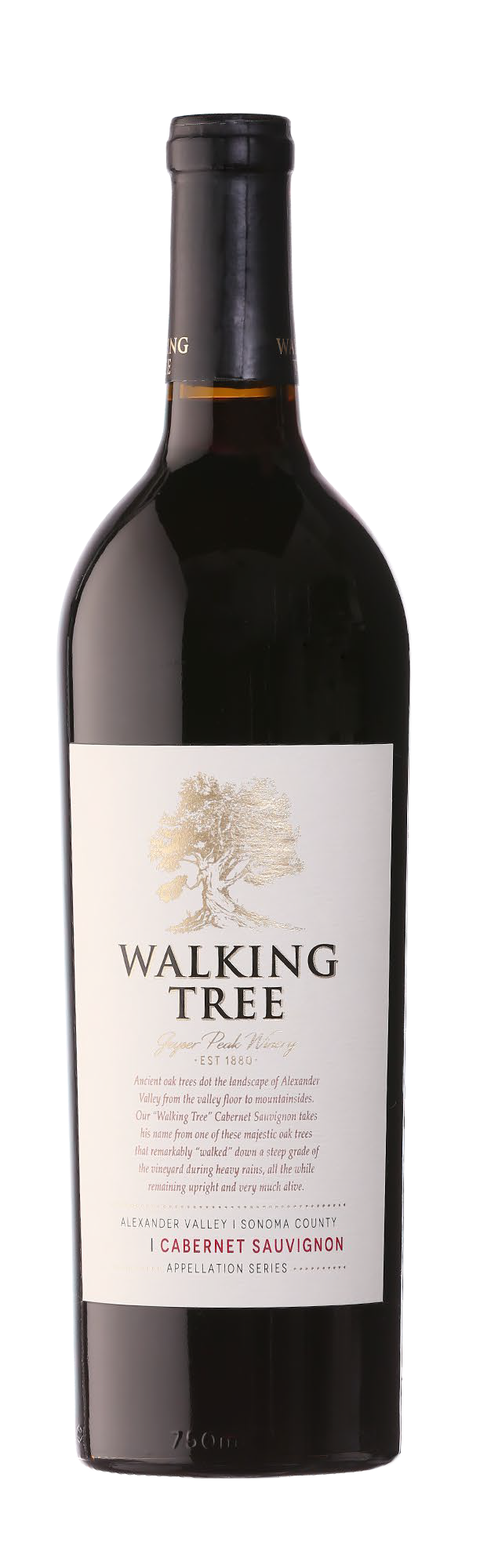 Geyser Peak Walking Tree Vineyard Cabernet Sauvignon 2021  Front Bottle Shot