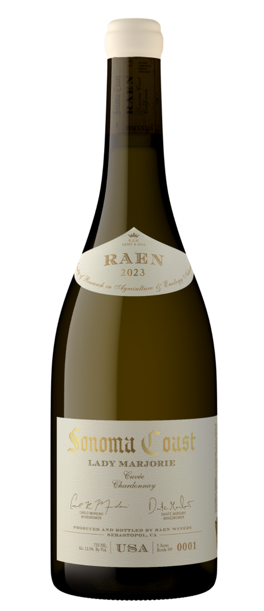 RAEN Lady Marjorie Cuvee Chardonnay 2023  Front Bottle Shot