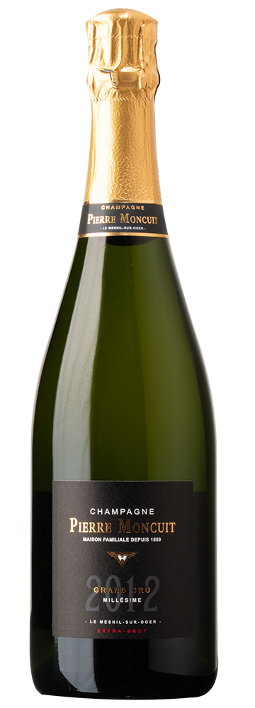 Pierre Moncuit Extra Brut Blanc de Blancs Grand Cru 2012  Front Bottle Shot