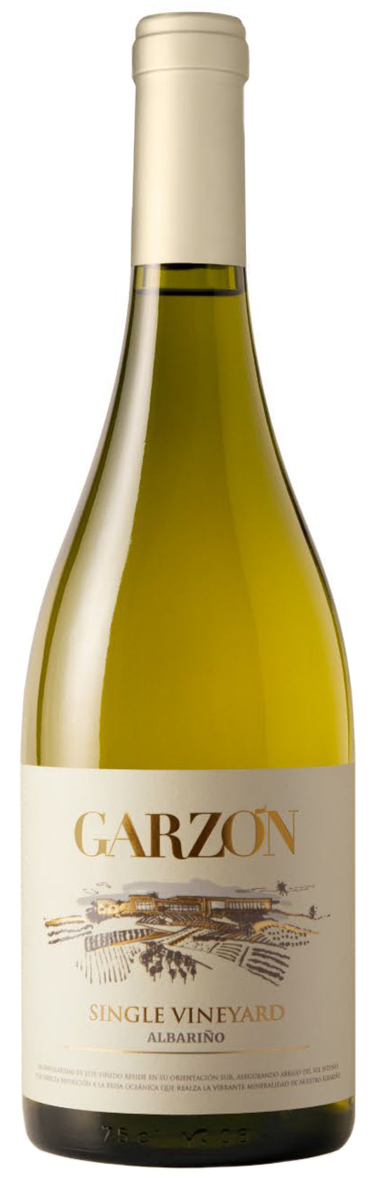 Bodega Garzon Uruguay Single Vineyard Albarino 2023  Front Bottle Shot