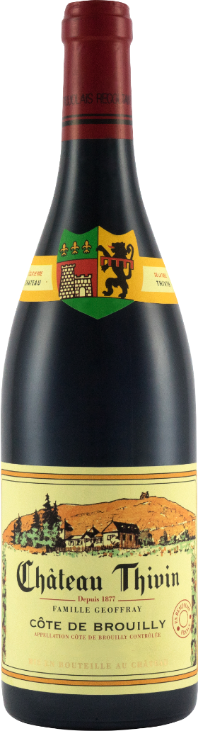 Chateau Thivin Cote de Brouilly 2023  Front Bottle Shot