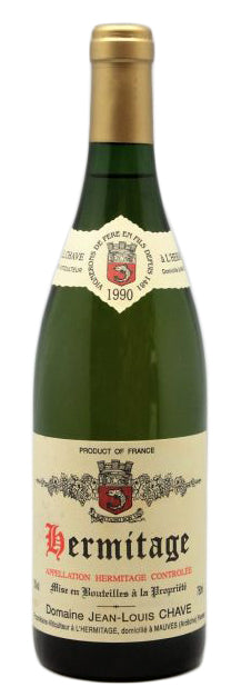 Jean-Louis Chave Hermitage Blanc 1990  Front Bottle Shot