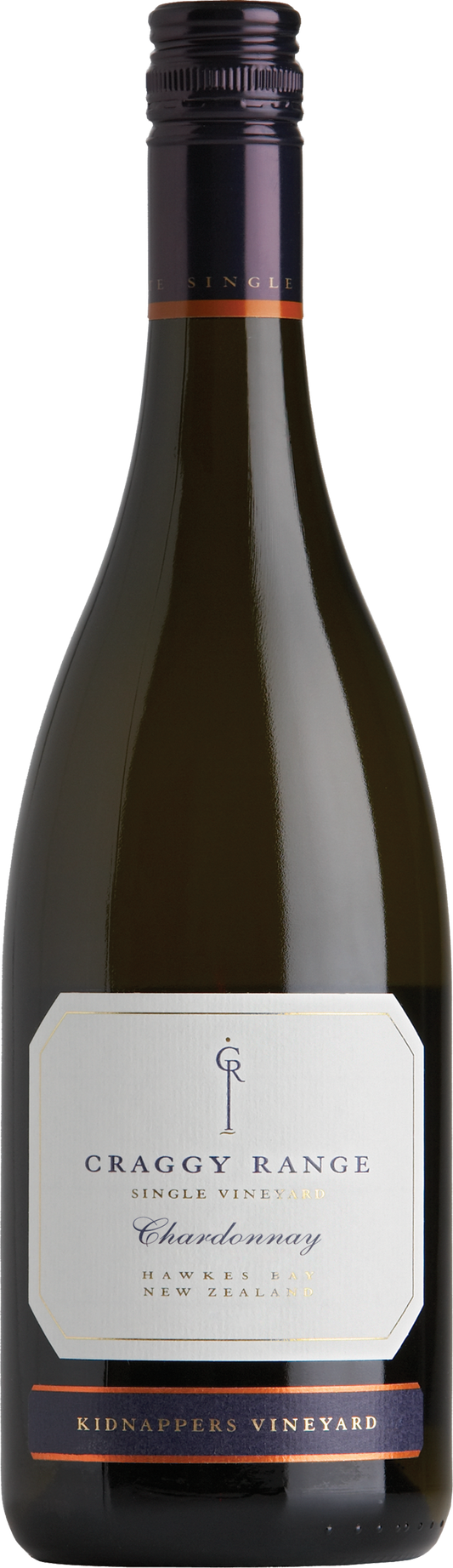 Craggy Range Winery Kidnappers Vineyard Chardonnay 2022  Front Bottle Shot