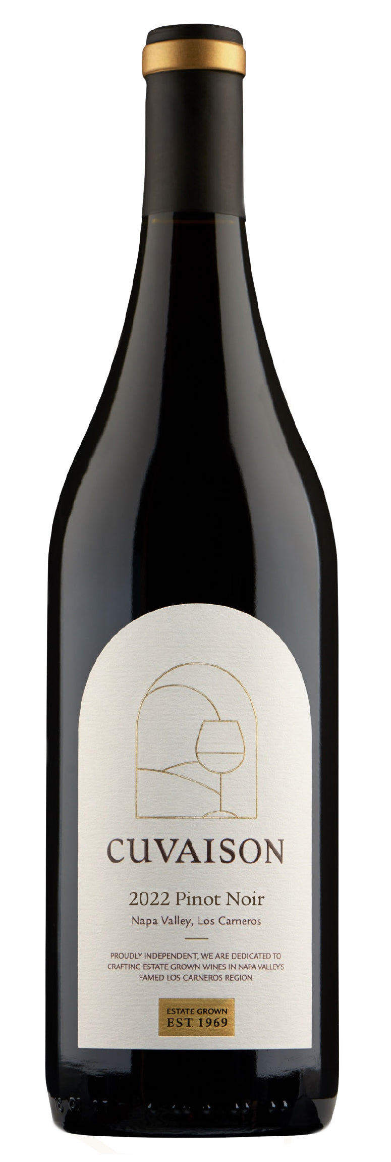 Cuvaison Estate Pinot Noir 2022  Front Bottle Shot