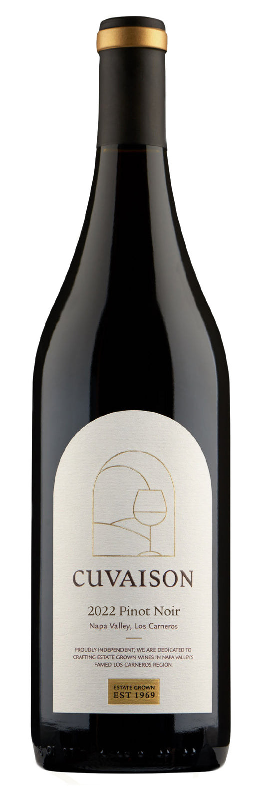 Cuvaison Estate Pinot Noir 2022  Front Bottle Shot