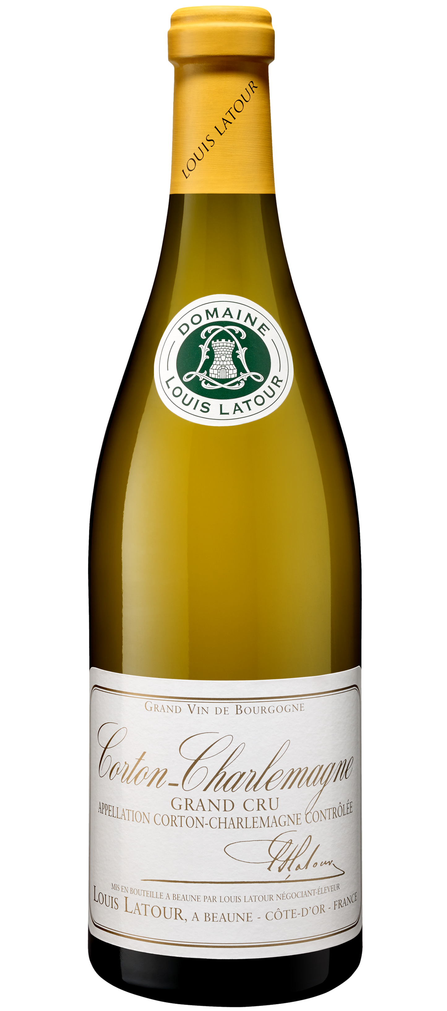 Louis Latour Corton-Charlemagne Grand Cru 2020  Front Bottle Shot