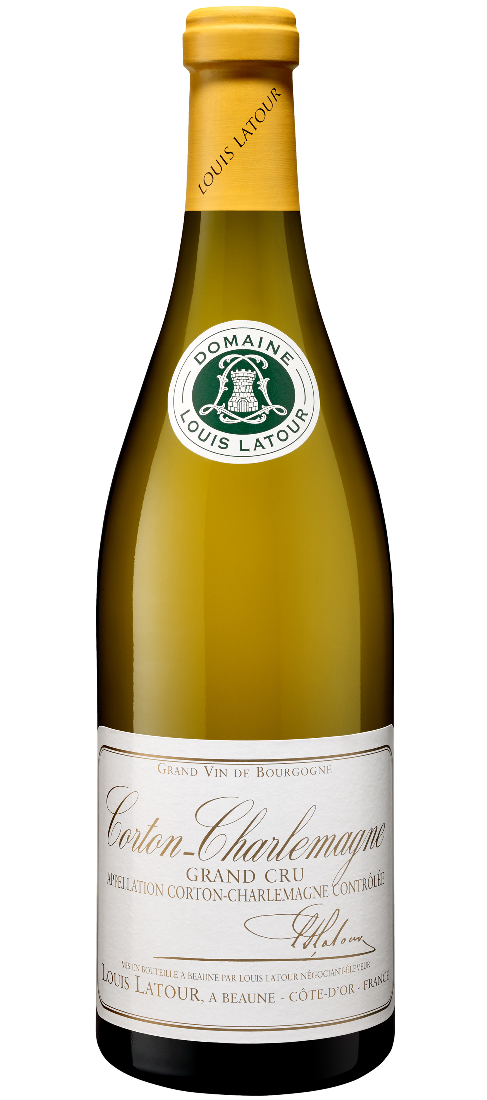 Louis Latour Corton-Charlemagne Grand Cru 2020  Front Bottle Shot