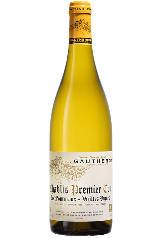 Alain Gautheron Chablis Les Fourneaux Premier Cru 2022  Front Bottle Shot
