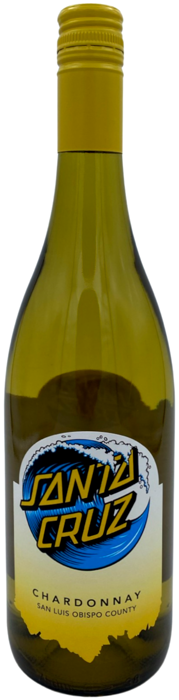 Santa Cruz Wave Dot Chardonnay 2021  Front Bottle Shot
