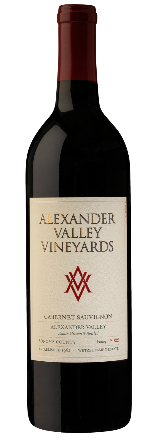 Alexander Valley Vineyards Cabernet Sauvignon 2022  Front Bottle Shot