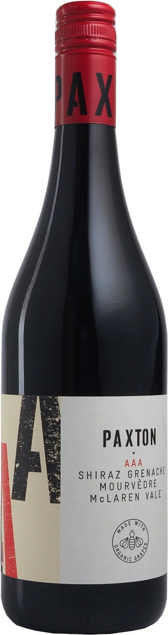 Paxton Vineyards AAA Shiraz-Grenache 2020  Front Bottle Shot
