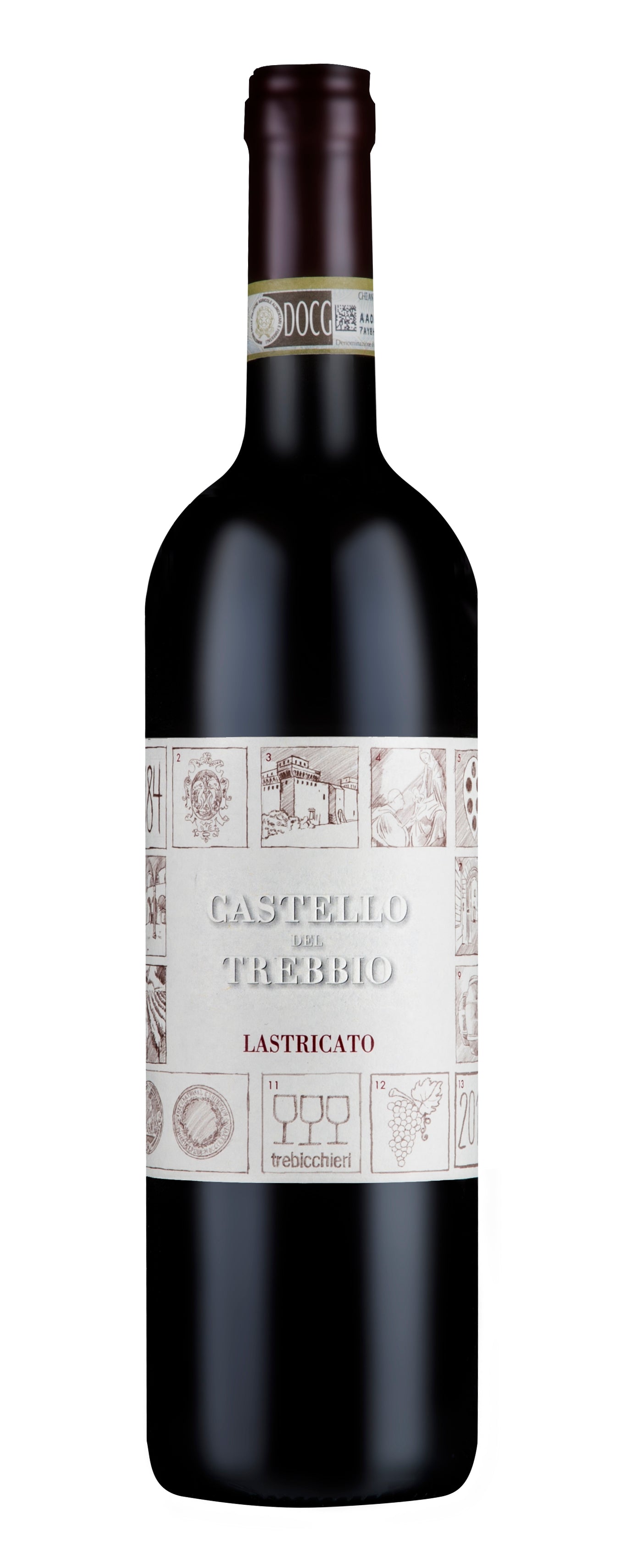 Castello Trebbio Chianti Rufina Lastricato Riserva 2017  Front Bottle Shot