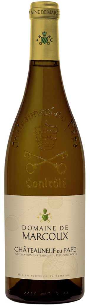 Domaine de Marcoux Chateauneuf-du-Pape Blanc 2021  Front Bottle Shot