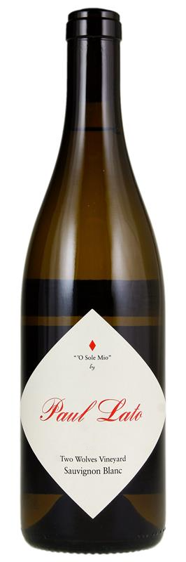 Paul Lato O Sole Mio Two Wolves Vineyard Sauvignon Blanc 2023  Front Bottle Shot