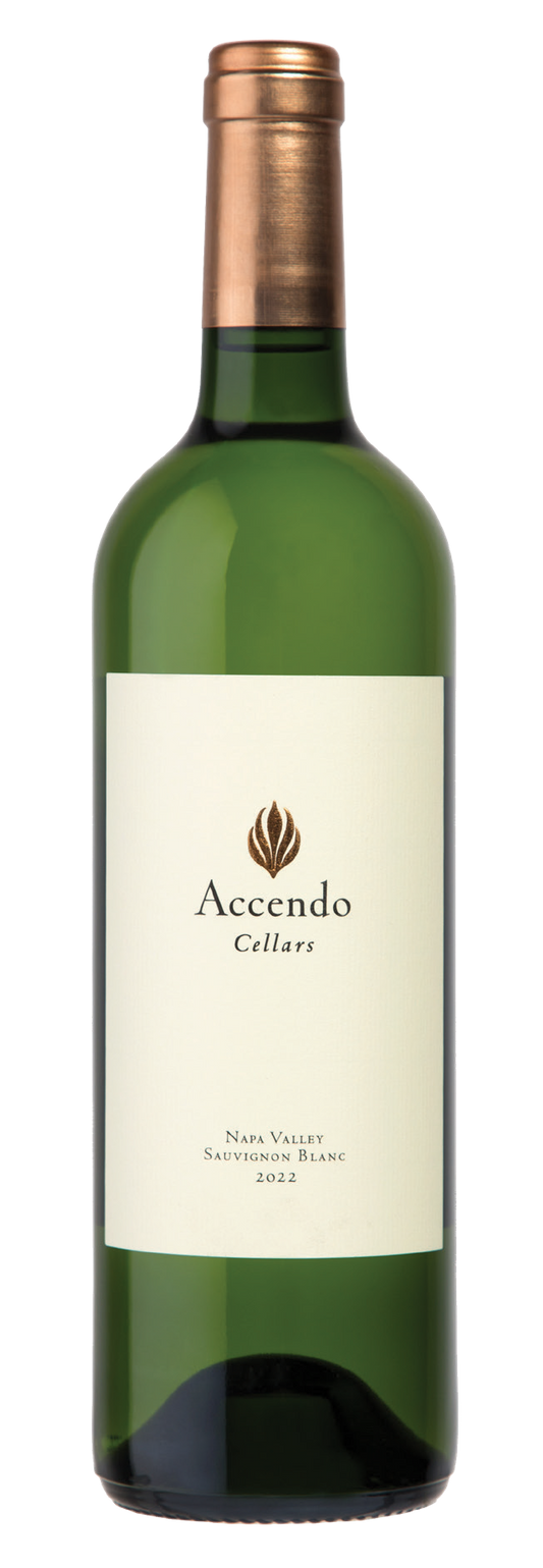 Accendo Cellars Sauvignon Blanc 2022  Front Bottle Shot