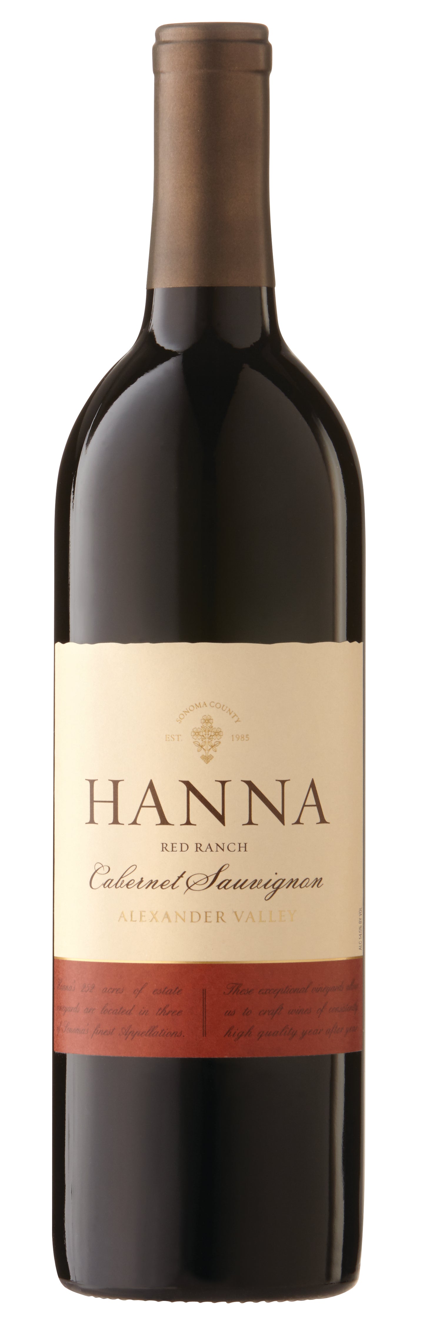 Hanna Cabernet Sauvignon 2021  Front Bottle Shot