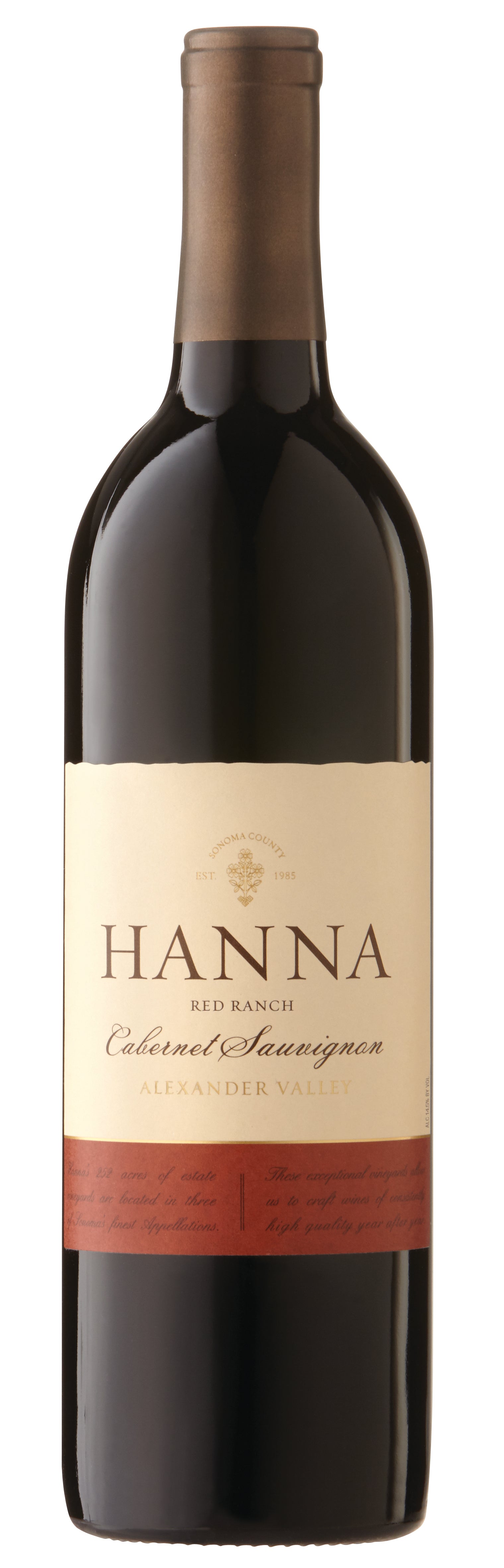 Hanna Cabernet Sauvignon 2021  Front Bottle Shot