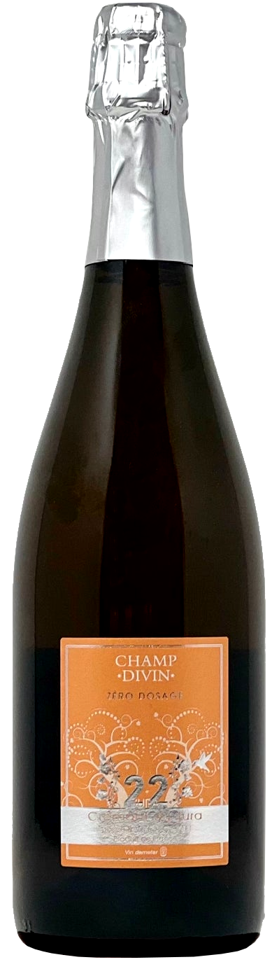 Champ Divin Brut Zero 2022  Front Bottle Shot
