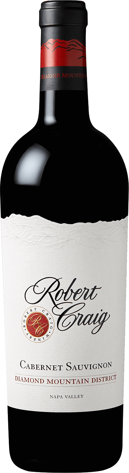 Robert Craig Cellars Diamond Mountain District Cabernet Sauvignon 2018  Front Bottle Shot