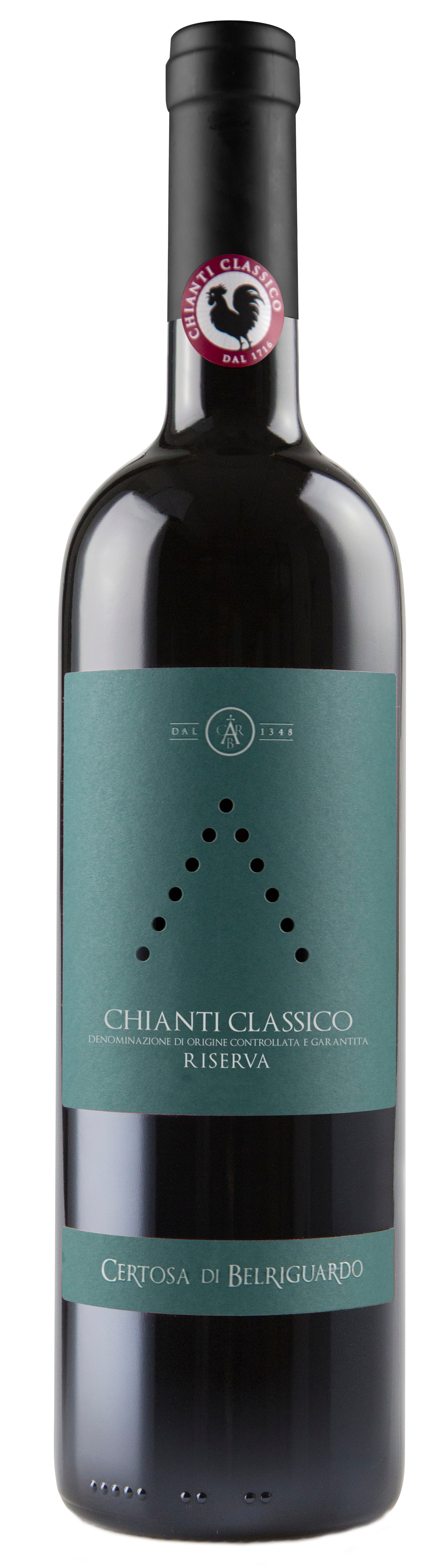 Certosa di Belriguardo Chianti Classico Riserva 2019  Front Bottle Shot