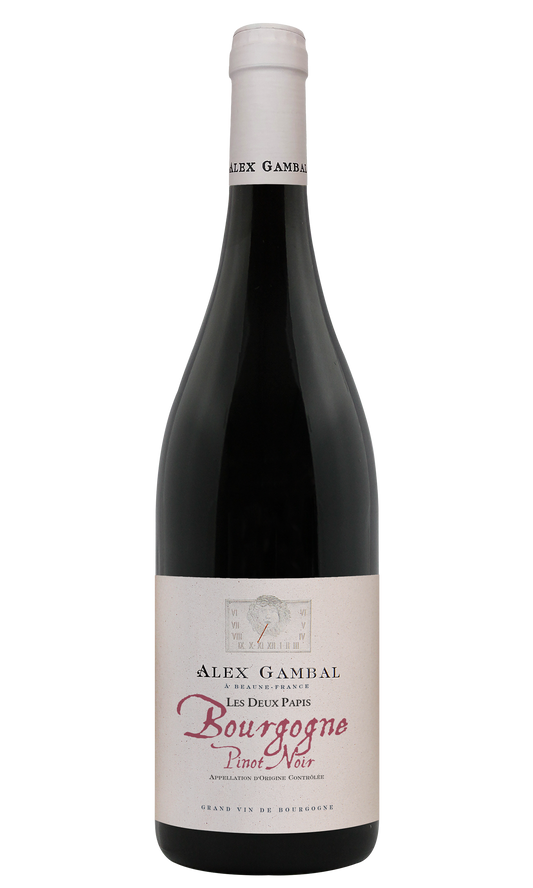 Alex Gambal Bourgogne Cuvee Les Deux Papis Pinot Noir 2020  Front Bottle Shot