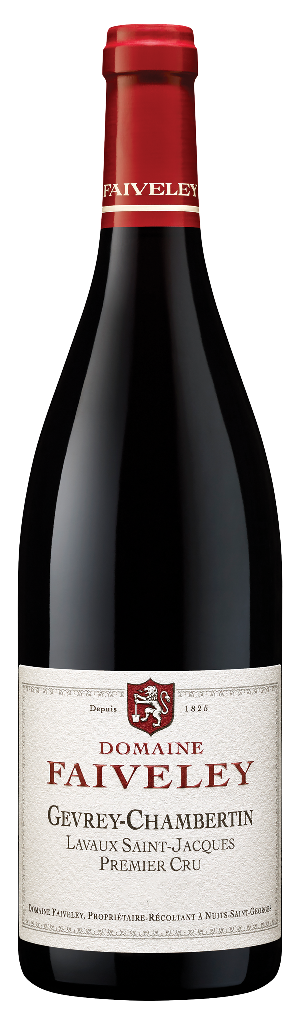 Faiveley Gevrey-Chambertin Lavaux Saint-Jacques Premier Cru 2022  Front Bottle Shot