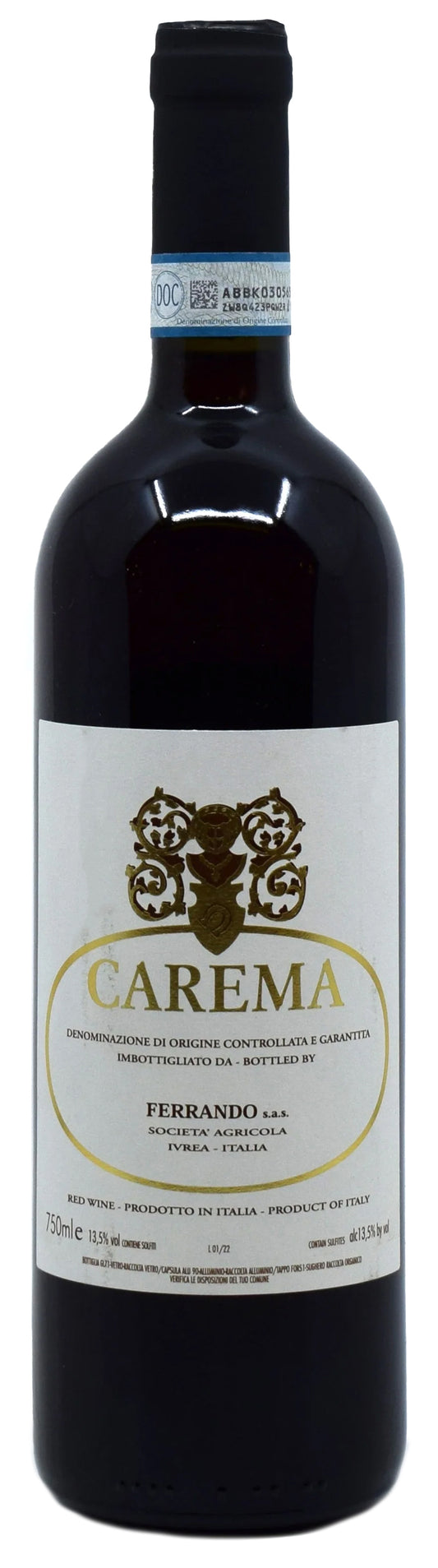 Luigi Ferrando Carema Etichetta Bianca 2020  Front Bottle Shot