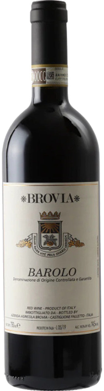 Brovia Barolo 2020  Front Bottle Shot
