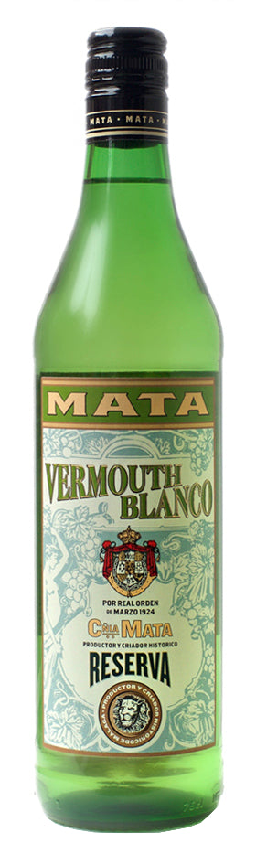 Mata Vermouth Blanco  Front Bottle Shot