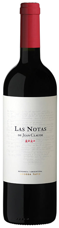 Tapiz Las Notas de Jean Claude 2020  Front Bottle Shot