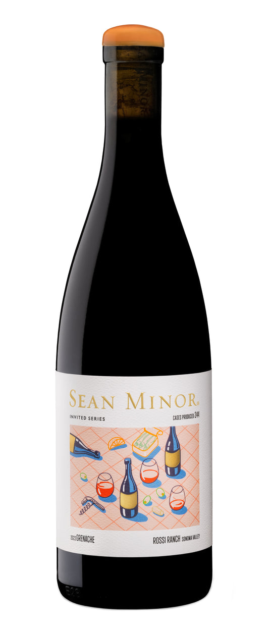 Sean Minor Invited Series Rossi Ranch Grenache 2023  Front Bottle Shot